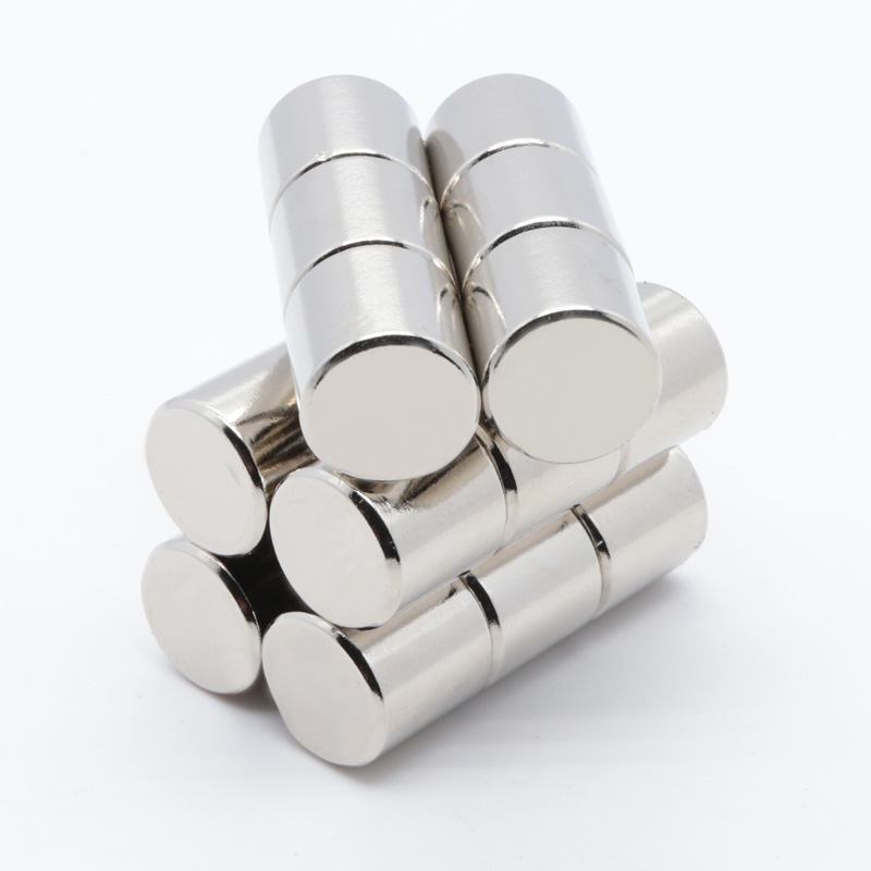 15x15 mm Yuvarlak Güçlü Neodyum Mıknatıs (Çap 15mm Kalınlık 15mm)
